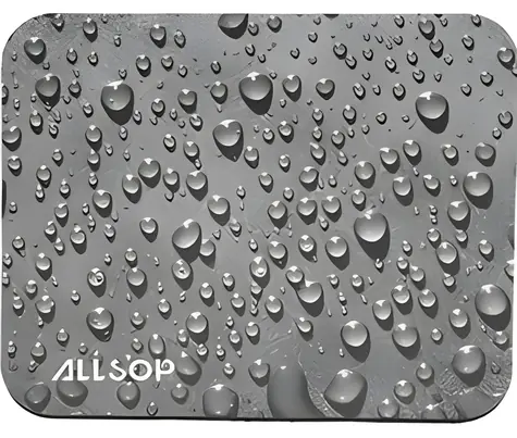 Allsop Kapky černá / Podložka pod myš / Antistatická / 277 × 267 mm