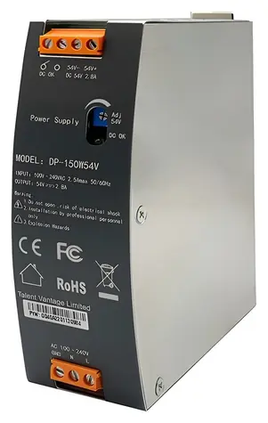 Edimax DP-150W54V / Napájecí zdroj / 54V / 150W / DIN lišta / -25 až 70 °C