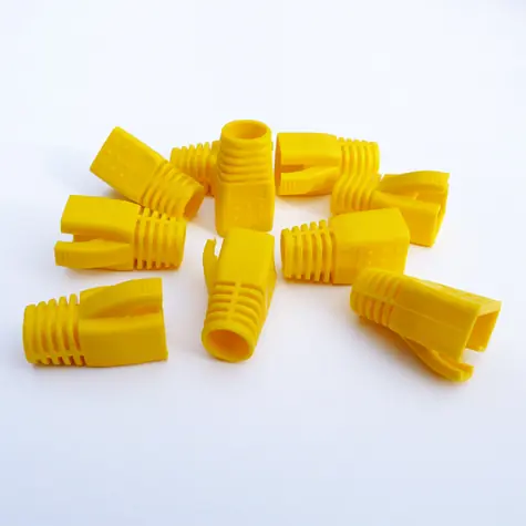 DATACOM Krytka pro RJ45 CAT6A, CAT7 žlutá / Krytka konektoru / 10 ks
