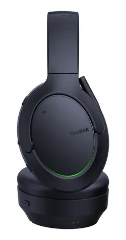 Yealink BH78 černá / Sluchátka / Bluetooth 5.3 / USB-C/A dongle / se stojánkem