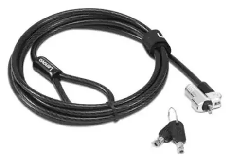 Lenovo Kensington NanoSaver na klíč černá / Kabelový zámek / Kensington slot / 1,8 m / 2 klíče