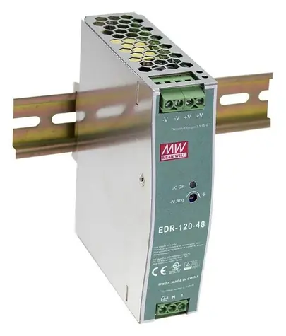 LevelOne POW-4841 stříbrná / Napájecí zdroj / 48V DC / 120 W / DIN lišta