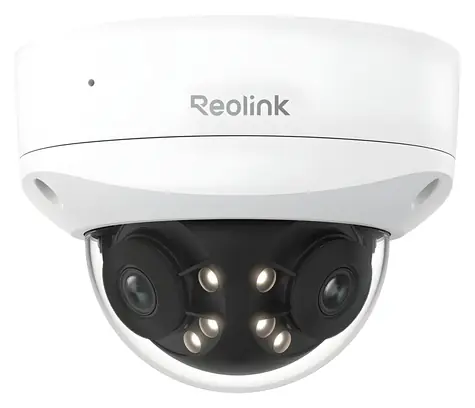 Reolink Duo Series P757 / venkovní IP kamera / 16MP / PoE / 180° duální objektiv / barevné noční vidění / IP67