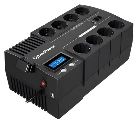 CyberPower BR1200ELCD černá / Záložní zdroj UPS / 1200VA/720W / LCD / 8x zásuvka / USB