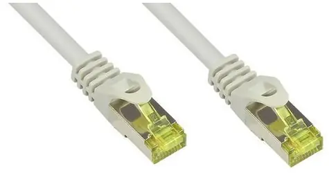 Good Connections Cat7 S/FTP 15m šedá / Patch kabel / RJ-45 / 600 MHz