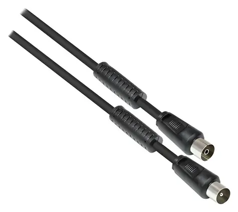 Good Connections IEC - IEC 50 m černá / Anténní kabel / s odrušovacím filtrem / 75 Ohm