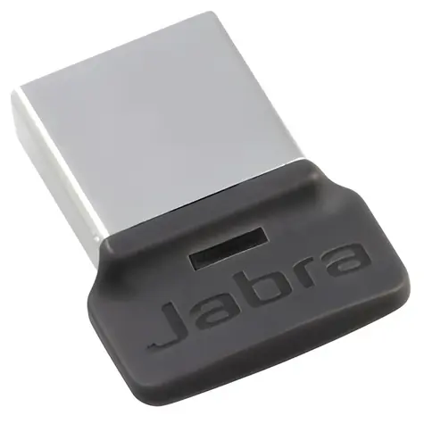 Jabra Link 370 UC BT adaptér černá/stříbrná / Bluetooth adaptér / Bluetooth 4.2 / USB