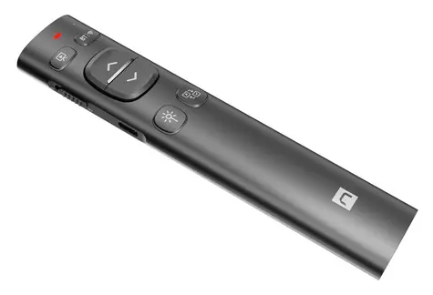 Natec Warbler 2 šedá / Prezentér / Bezdrátový / Bluetooth + 2,4 GHz / Laserové ukazovátko