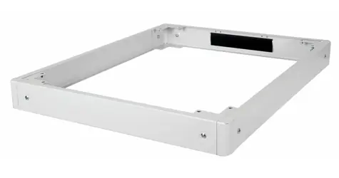 Equip Sokl pro rack 800x1000 mm světle šedá / Sokl / Výška 100 mm / Ocel / RAL7035