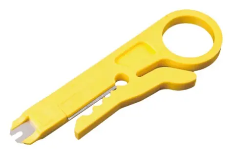 Equip odizolovací a zaklepávací nástroj žlutý / Síťový nástroj / Cat5-Cat6 / 5-6,2 mm