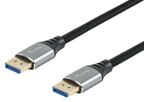 Equip DisplayPort 2.1 Premium černá / Kabel / DisplayPort / 16K/60Hz / 3 m / pozlacené konektory