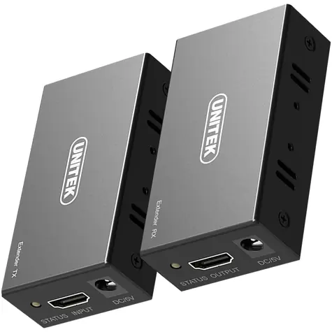 Unitek HDMI extender / Extender / CAT6 / 60 m
