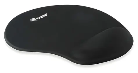 Equip Ergonomická podložka pod myš černá / Podložka pod myš / gel / 200 x 230 mm / opěrka zápěstí