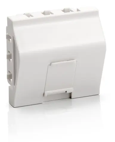 Equip krycí rámeček French Modular 1x Keystone bílá / Krycí rámeček / 45x45 mm / RAL9010