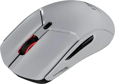 HyperX Pulsefire Haste 2 Pro šedá / Herní bezdrátová myš / Optická / 26 000 DPI / 6 tlačítek / USB + Bluetooth