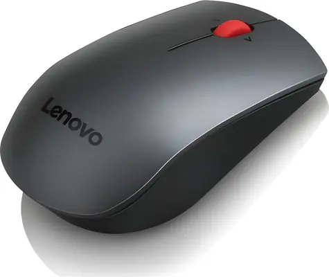 Lenovo Professional šedá / Bezdrátová myš / laserová / 1600 DPI / USB / 5 tlačítek