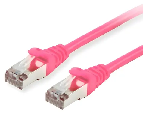 Equip Patch kabel Cat6 S/FTP 3m růžová / Patch kabel / S/FTP / RJ45-RJ45 / LSZH / PoE+