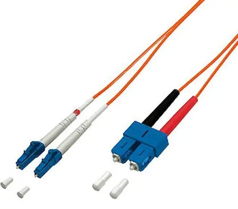 Equip optický kabel LC-SC 2m OM1 oranžová / Patch kabel / Multimode / Duplex / LSZH plášť