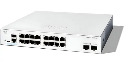 Cisco Catalyst C1300-16T-2G / Switch / Managed / 16x RJ-45 10/100/1000 / 2x SFP+