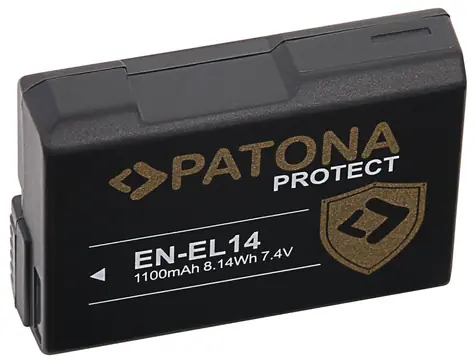 PATONA EN-EL14 Protect / Baterie pro Nikon / 1100 mAh / Li-Ion
