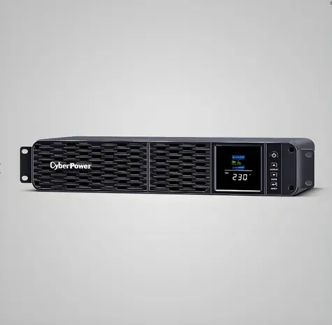CyberPower Line-Interactive UPS CP1600EIPFCRM2U / Záložní zdroj UPS / 1600VA / 1000W / 2U / LCD