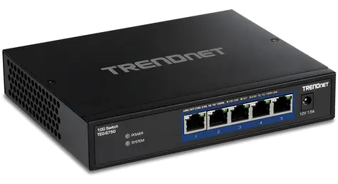 TRENDnet Switch 5-port 10G / Switch / 5x 10 Gigabit Ethernet / Managed