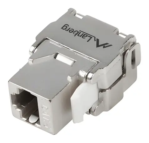 Lanberg Keystone modul RJ45 Cat.6 FTP 180° / Keystone modul / Bez nástrojů / LSA / 568A/B