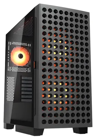COUGAR Airface ECO RGB černá / PC skříň / Midi Tower / ATX / micro-ATX / Mini-ITX / ARGB / bez zdroje