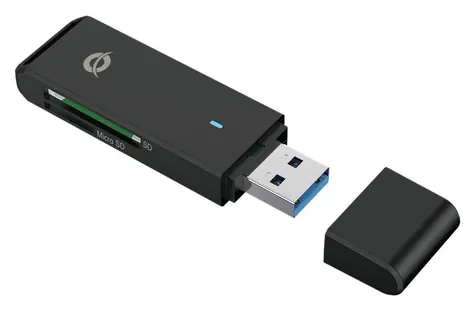 Conceptronic BIAN02B černá / Čtečka paměťových karet / USB-A 3.2 Gen 1 / SD / microSD