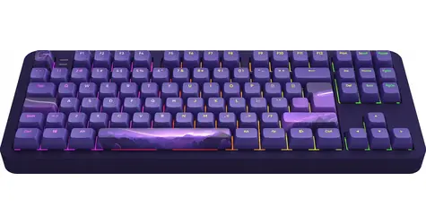 Dark Project ALU87B Celestial / Herní klávesnice mechanická / G3Ms Voidstone / RGB / USB / UK Layout
