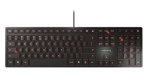 Cherry KC 6000 SLIM černá / Klávesnice / US-ENG layout / drátová