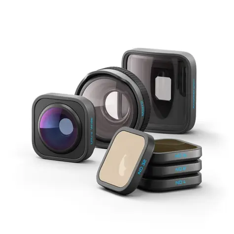 GoPro Sada objektivů HB / Příslušenství pro HERO13 Black / Širokoúhlý, makro, anamorfický objektiv / 4x ND filtr