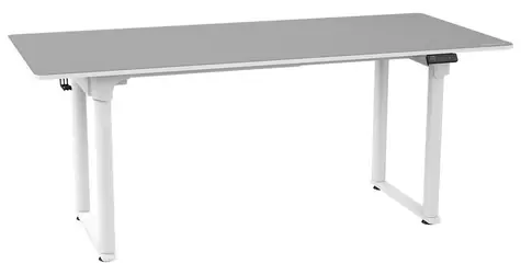 COUGAR E-Grav 180 bílá / Herní stůl / Š: 180 cm / V: 73-118 cm / H: 80 cm / elektrické nastavení výšky / karbonová deska