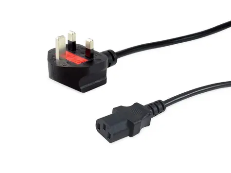 Equip BS 1363 - C13 černý / Napájecí kabel / 10 m / 250 V / 10 A