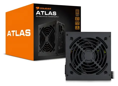 COUGAR Atlas 750W černá / PC zdroj / ATX 3.1 / 80 Plus Bronze / nemodulární / 120mm