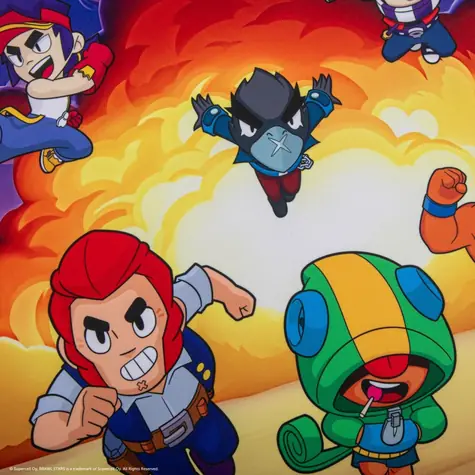 Cinereplicas Podložka pod myš Brawl Stars Ready to Brawl / Herní / Protiskluzová