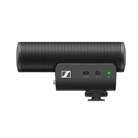 Sennheiser MKE 400-II / Mikrofonní sada / směrový mikrofon / 3.5 mm jack / stativ Manfrotto PIXI