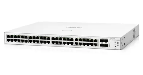 HPE Aruba Instant On 1830 48G 4SFP 370W / Switch / 48x GbE RJ45 / 4x Gigabit SFP / PoE+ 370W