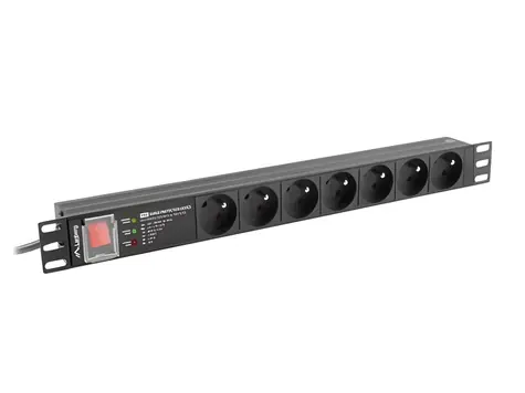 Lanberg SPD-3MP černá / PDU do racku / 19
