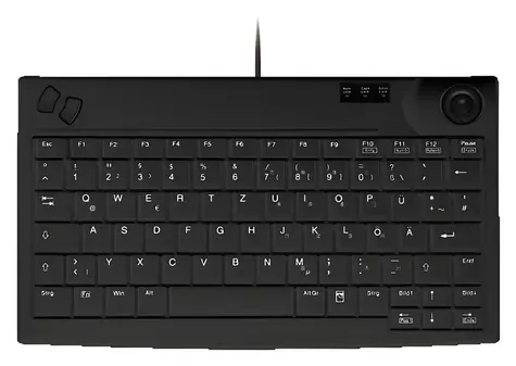Contour ACTIVE KEY Industry 4.0 černá / Klávesnice s trackballem / IP68 voděodolná / drátová USB / AZERTY FR
