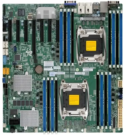 SUPERMICRO X10DRH-iLN4 / Základní deska / 2x LGA2011-3 / iC612 / 16x DDR4 ECC / 10x SATA3 / PCI-E 3.0 / 4x LAN / IPMI