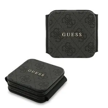Guess PU 4G MagSafe černá / Bezdrátová nabíječka / 3v1