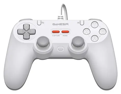 GameSir T3 WT Tegenaria Lite bílá / Herní ovladač / drátový / Hallův efekt / 1000 Hz / PC