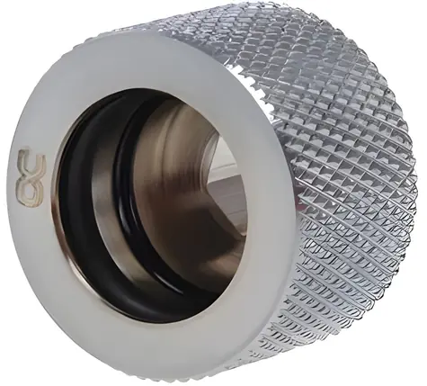 Alphacool HT G1/4 na 16mm AD stříbrná / Šroubení / HardTube / rovné