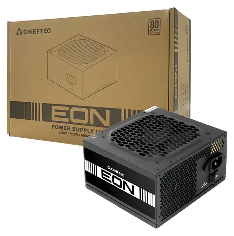 CHIEFTEC EON ZPU-600S 600W / Zdroj ATX / 80 PLUS / aktivní PFC / 120 mm ventilátor