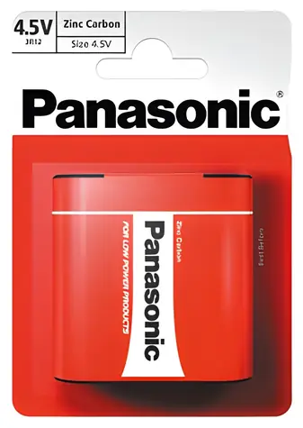 Panasonic 3R12 / Plochá zinkouhlíková baterie / 4,5 V / 1 ks