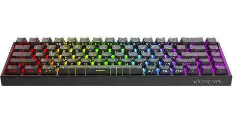 YENKEE YKB 3800 MAGNETYPE černá / Herní klávesnice / Magnetické spínače Outemu / Rapid Trigger / RGB / USB-C