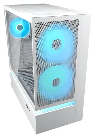 COUGAR CFV235 Mesh bílá / Skříň PC / Midi Tower / ATX / ARGB / mesh panel / temperované sklo