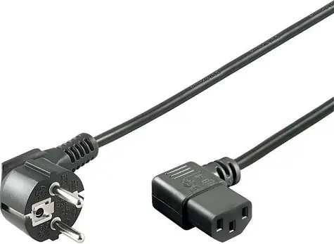 Goobay 93119 černá / Napájecí kabel / C13 / 5 m / 1 mm2