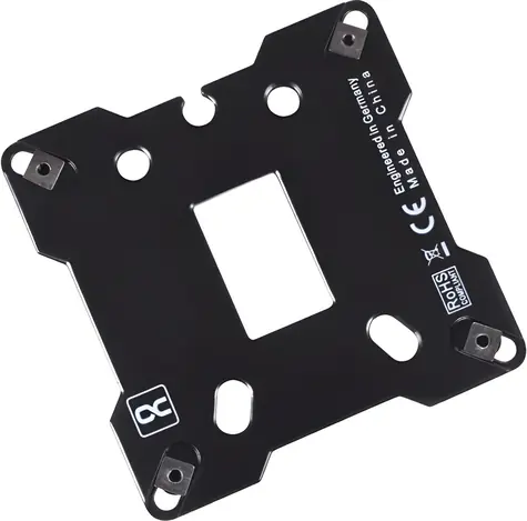 Alphacool Core Backplate XPX/Eisbaer černá / Zadní deska / LGA 115X/1200/1700 / kov a plast